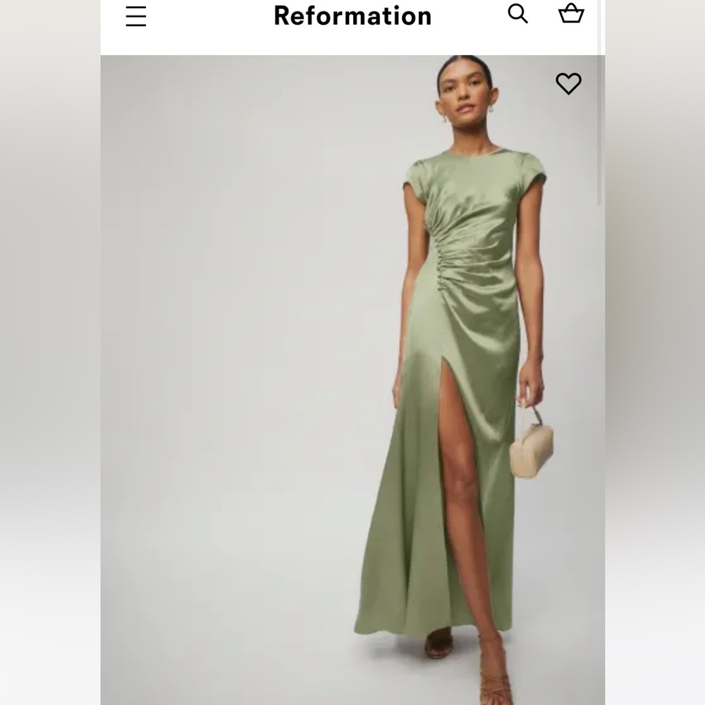 Reformation Birch Silk dress size 4. Never worn brand new
